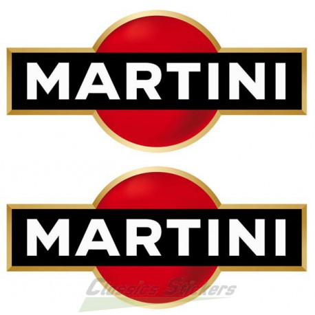 Kit 2 stickers Martini