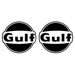 Kit stickers Gulf Noir et Blanc