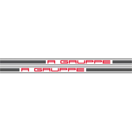 Bandes latérales Porsche
